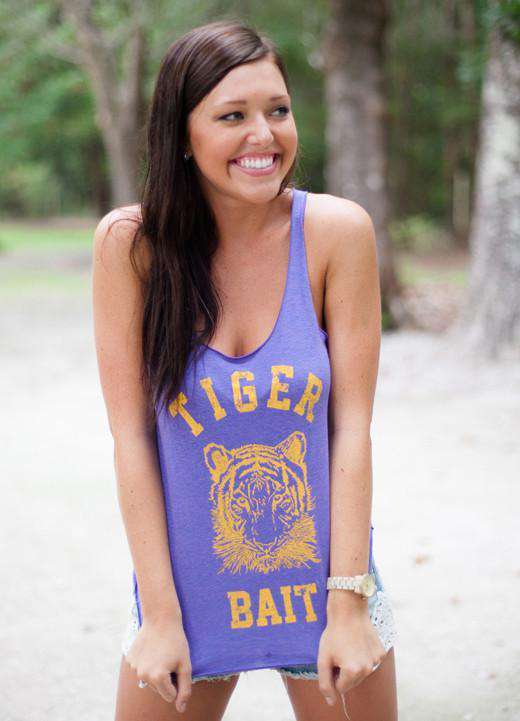 LSU Tank Top in Purple by Judith March - Country Club Prep