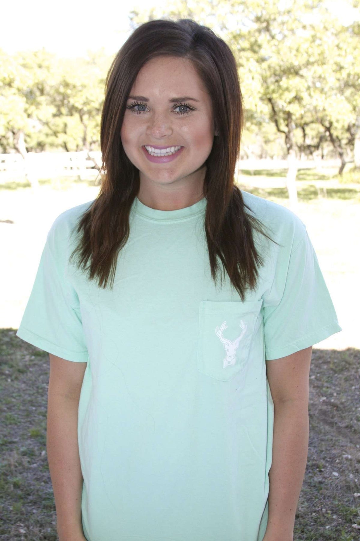 Lucky Enough Tee in Island Reef by Jadelynn Brooke - Country Club Prep