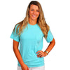 Made In Mississippi Unisex Short Sleeve Tee Shirt in Mint by the Fraternity Collection - Country Club Prep