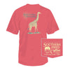 Mary Hellen Short Sleeve Tee Shirt in Watermelon by Southern Fried Cotton - Country Club Prep