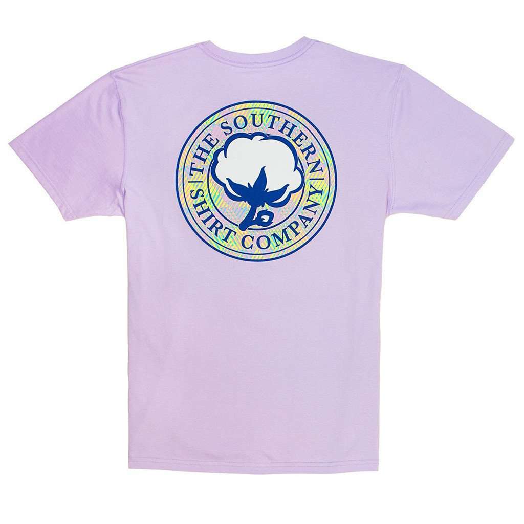Mirage Logo Tee in Pastel Lilac by The Southern Shirt Co. - Country Club Prep