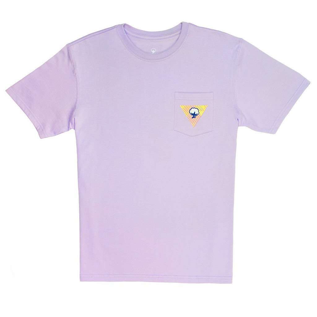 Mirage Logo Tee in Pastel Lilac by The Southern Shirt Co. - Country Club Prep
