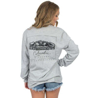 Mizzou Long Sleeve Stadium Tee in Heather Grey by Lauren James - Country Club Prep