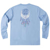 Moon Catcher Long Sleeve Tee Shirt in Grape Mist by The Southern Shirt Co. - Country Club Prep