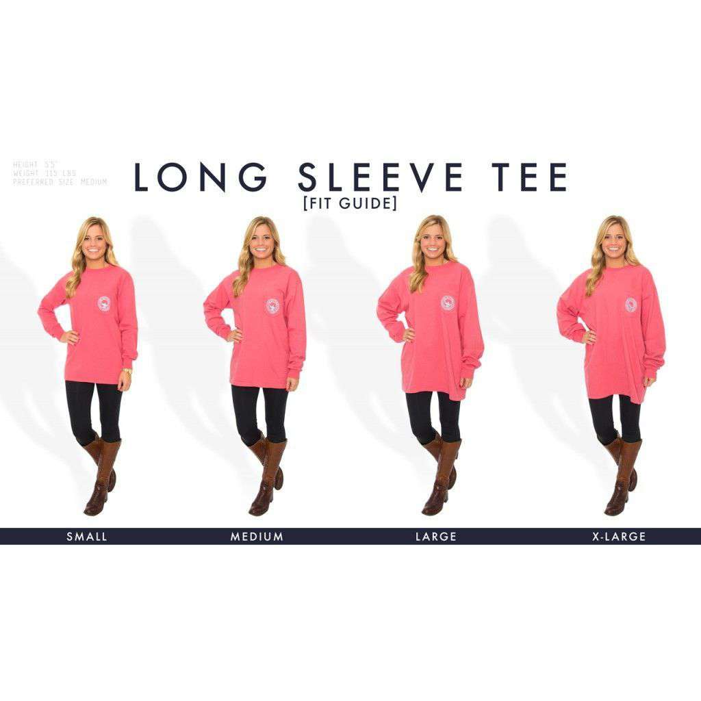 Mountain Weekend Long Sleeve Tee in Grey Ridge by The Southern Shirt Co. - Country Club Prep