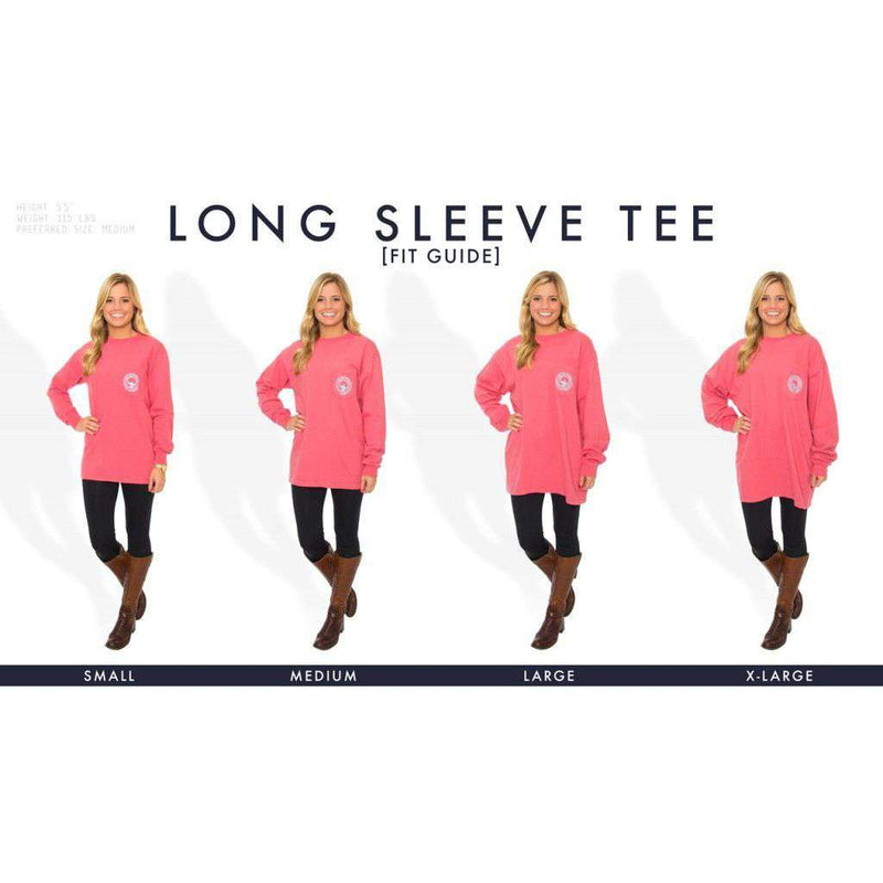 Mountain Weekend Long Sleeve Tee in Grey Ridge by The Southern Shirt Co. - Country Club Prep