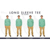 Mountain Weekend Long Sleeve Tee in Grey Ridge by The Southern Shirt Co. - Country Club Prep