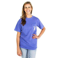 My Mason Jar Runneth Over Tee in Flo Blue by Jadelynn Brooke - Country Club Prep