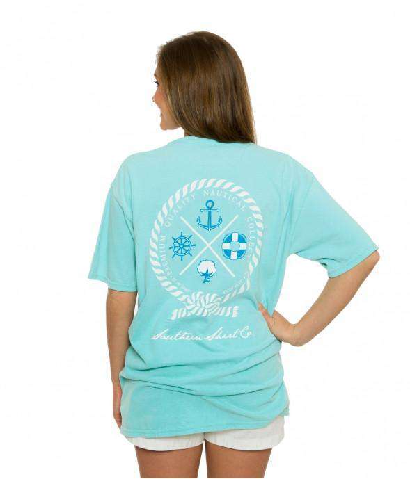 Nautical Rope Tee in Chalky Mint by The Southern Shirt Co. - Country Club Prep
