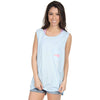 North Carolina Lovely State Pocket Tank Top in Blue by Lauren James - Country Club Prep