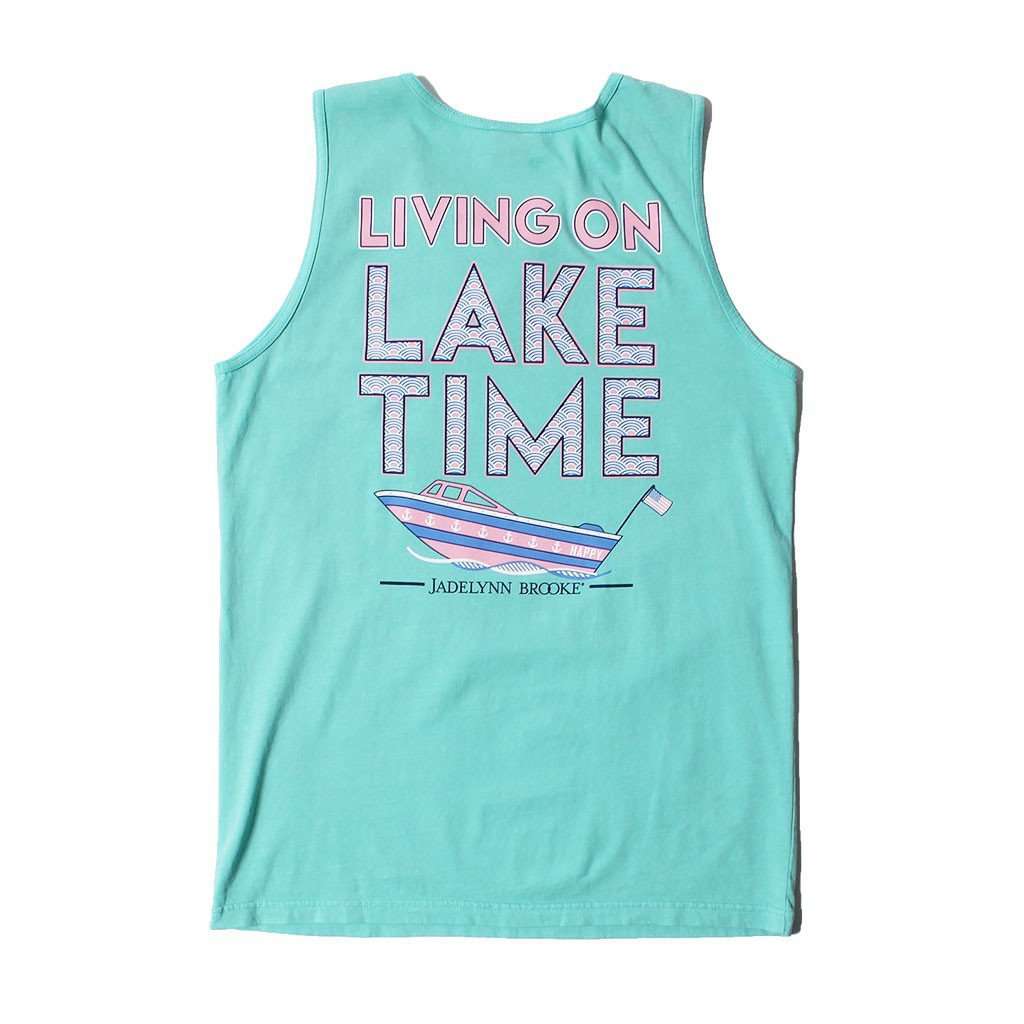 On Lake Time Tank in Chalky Mint by Jadelynn Brooke - Country Club Prep