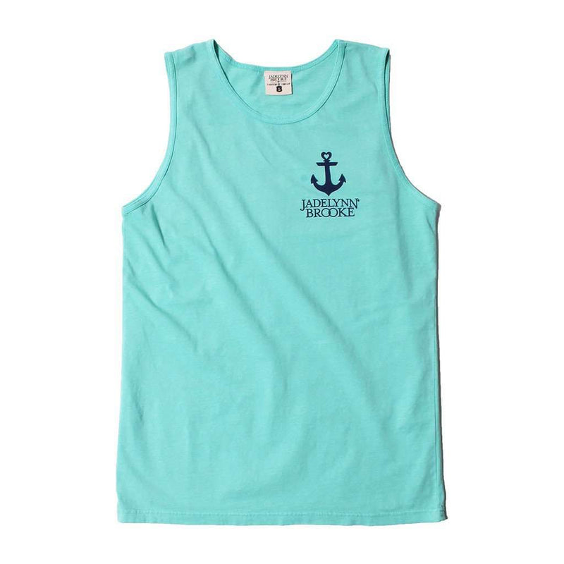 On Lake Time Tank in Chalky Mint by Jadelynn Brooke - Country Club Prep