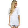 On the Lake Sweet Life Tee in White by Lauren James - Country Club Prep