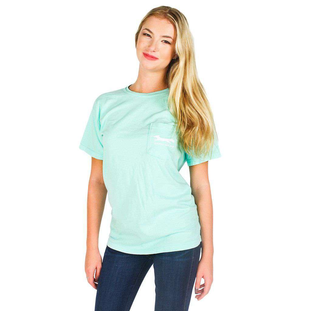 Original Logo Tee Shirt in Island Reef by Country Club Prep - Country Club Prep