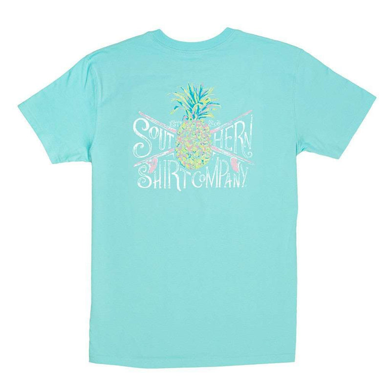 Painted Pineapple Tee in Blue Radiance by The Southern Shirt Co. - Country Club Prep