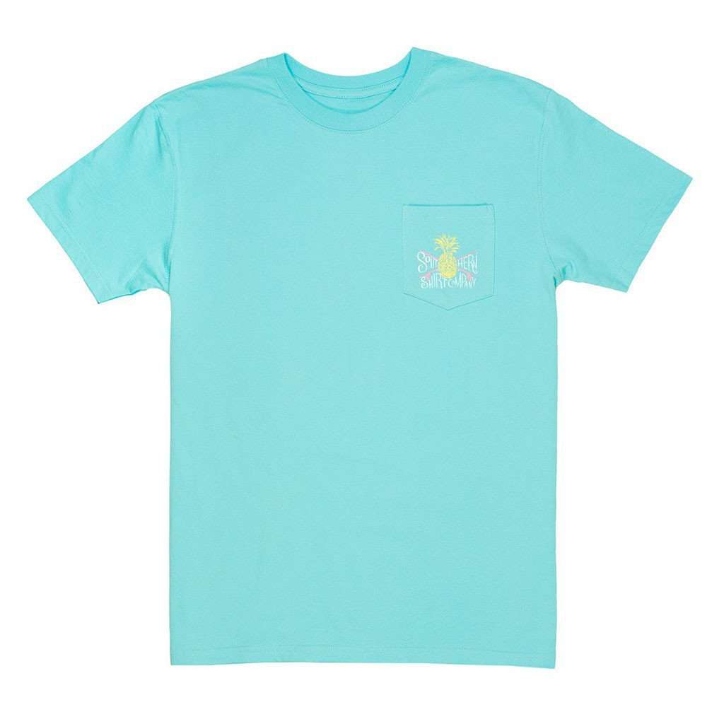 Painted Pineapple Tee in Blue Radiance by The Southern Shirt Co. - Country Club Prep