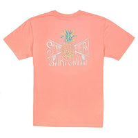 Painted Pineapple Tee in Peach Amber by The Southern Shirt Co. - Country Club Prep