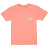 Painted Pineapple Tee in Peach Amber by The Southern Shirt Co. - Country Club Prep