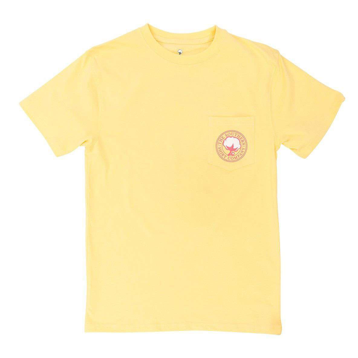 Pineapple Logo Tee Shirt in Sunshine by The Southern Shirt Co. - Country Club Prep