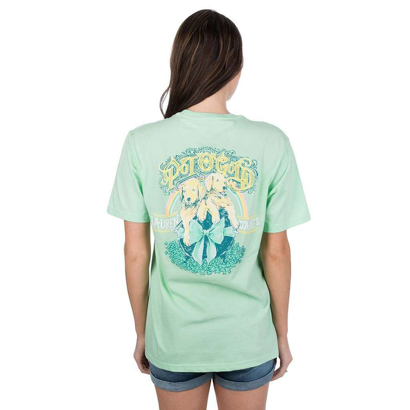 Pot O'Gold Puppy Tee in Green Ash by Lauren James - Country Club Prep