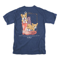 Rain is Confetti Tee in Navy by Lily Grace - Country Club Prep