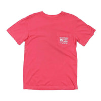 Reed Tee Shirt in Watermelon by Southern Fried Cotton - Country Club Prep