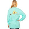 Retriever Long Sleeve Tee in Ocean Blue by The Southern Shirt Co. - Country Club Prep