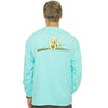 Retriever Long Sleeve Tee in Ocean Blue by The Southern Shirt Co. - Country Club Prep