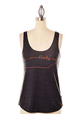 Rocky Top Tank Top in Black by Judith March - Country Club Prep