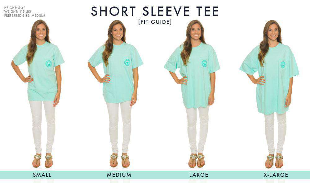 Seaside Logo Tee in Lilly Pink by The Southern Shirt Co. - Country Club Prep
