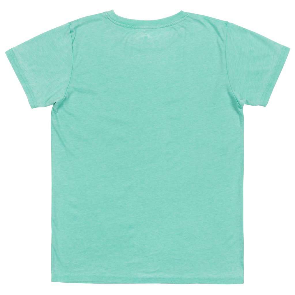 SEAWASH™ Rustic Trademark Crewneck Tee in Mint by Southern Marsh - Country Club Prep