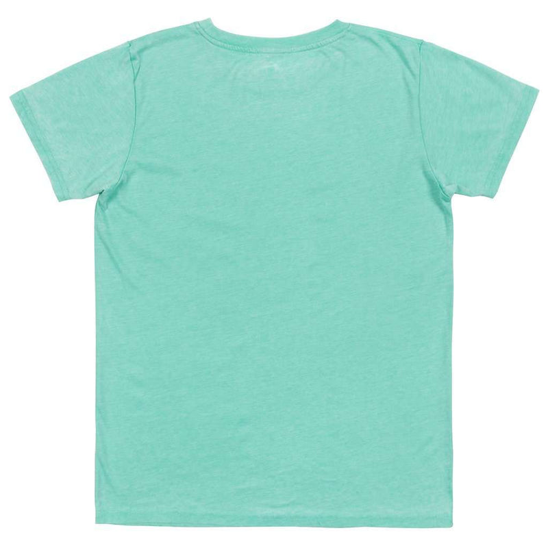 SEAWASH™ Rustic Trademark Crewneck Tee in Mint by Southern Marsh - Country Club Prep