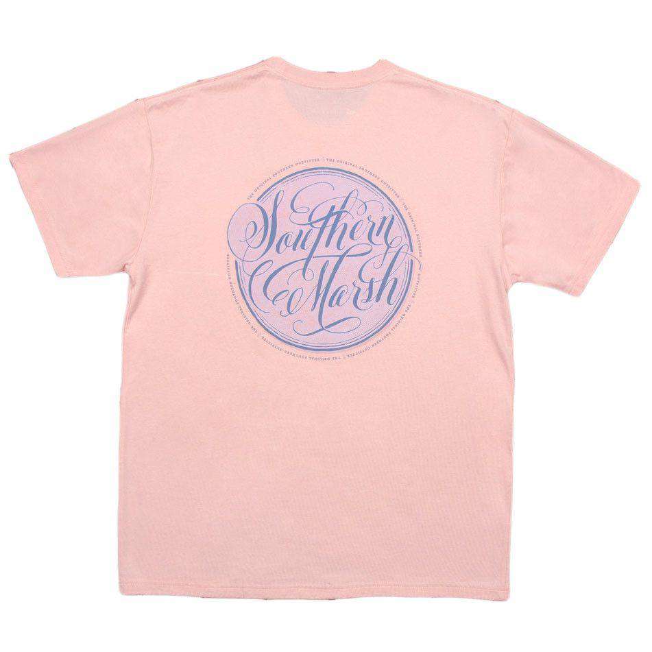 Signature Coin Tee in Camelia Pink by Southern Marsh - Country Club Prep