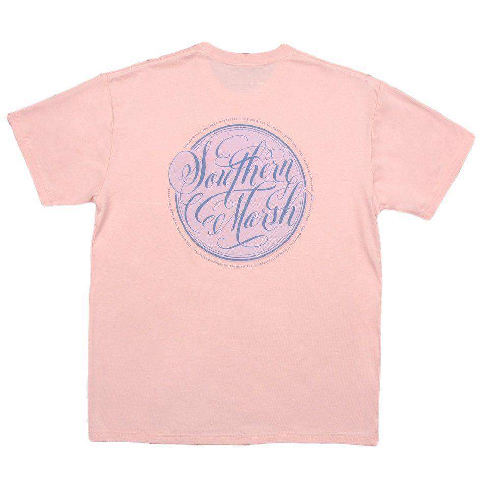 Signature Coin Tee in Camelia Pink by Southern Marsh - Country Club Prep