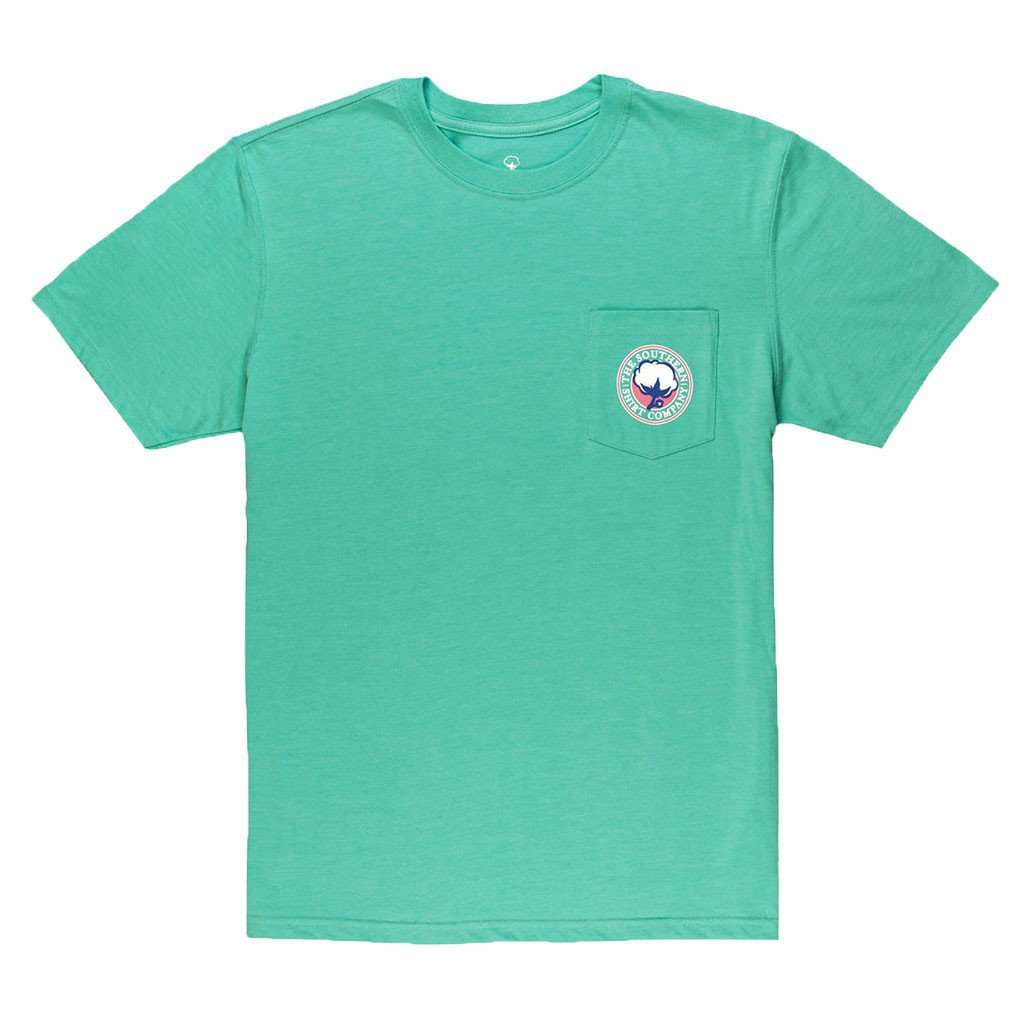 Signature Logo Tee in Heather Bermuda by The Southern Shirt Co. - Country Club Prep