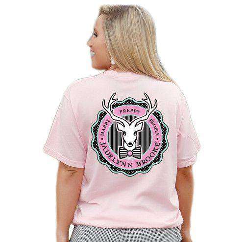 Signature Ruffle Logo Tee in Blush Pink by Jadelynn Brooke - Country Club Prep