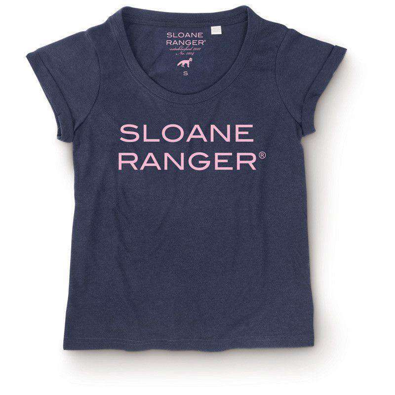 Signature Tee in Navy by Sloane Ranger - Country Club Prep