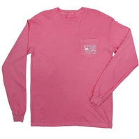 Southern Belle Pledge Long Sleeve in Crunchberry by Southern Fried Cotton - Country Club Prep