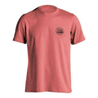 Southern Essentials "Beach Weekend" Short Sleeve Tee in Watermelon by Live Oak - Country Club Prep