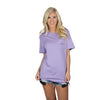 Southern Hospitality Pocket Tee in Lavender by Lauren James - Country Club Prep