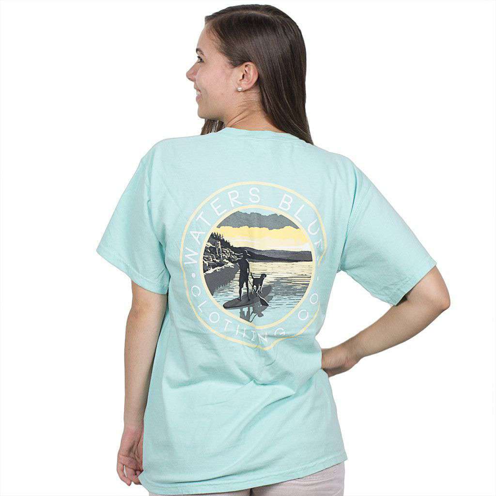 Stand Up Tee Shirt in Island Reef by Waters Bluff - Country Club Prep