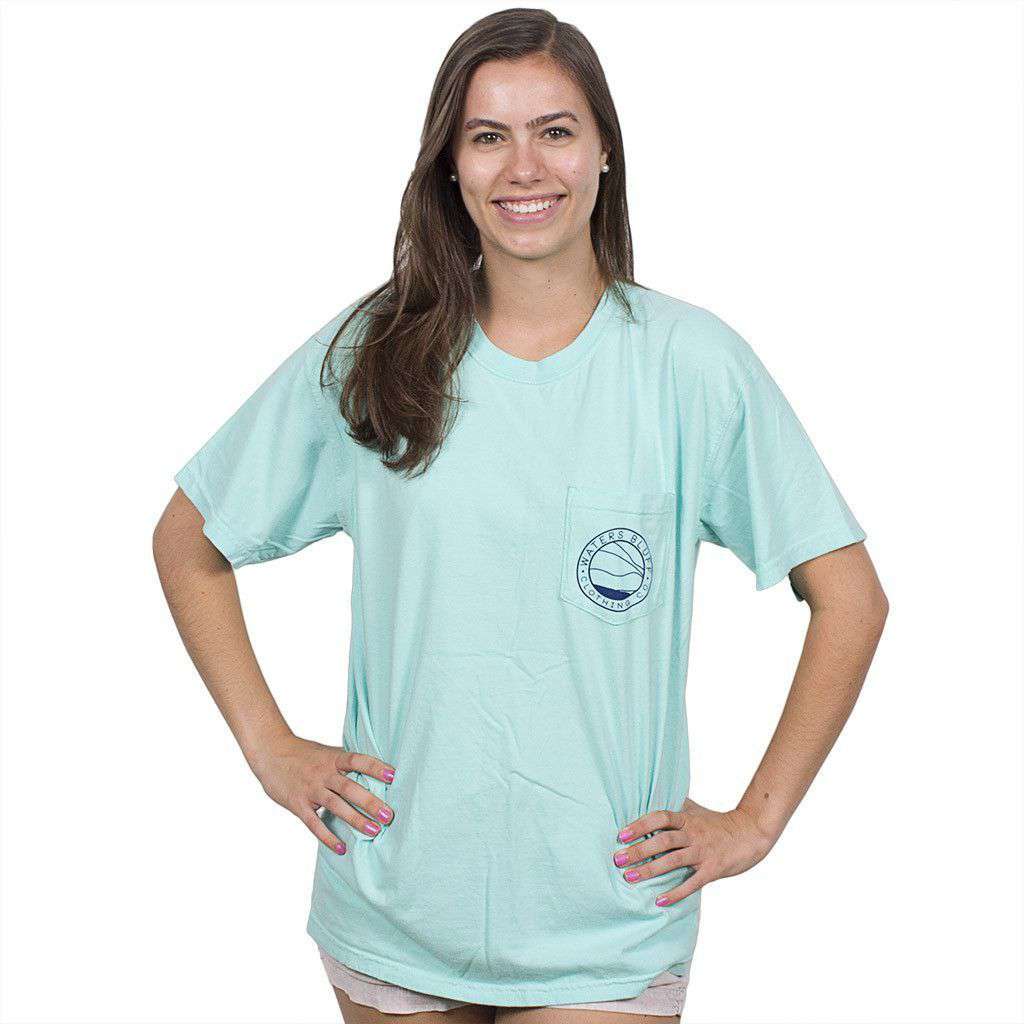 Stand Up Tee Shirt in Island Reef by Waters Bluff - Country Club Prep