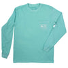 Sucker For The South Long Sleeve Tee Shirt in Chalky Mint by Southern Fried Cotton - Country Club Prep