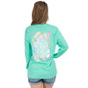 Sugar and Spice Long Sleeve Tee in Seafoam by Lauren James - Country Club Prep