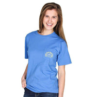 Sun, Sea & Sand Tee in Blue Stream by Southern Tide - Country Club Prep