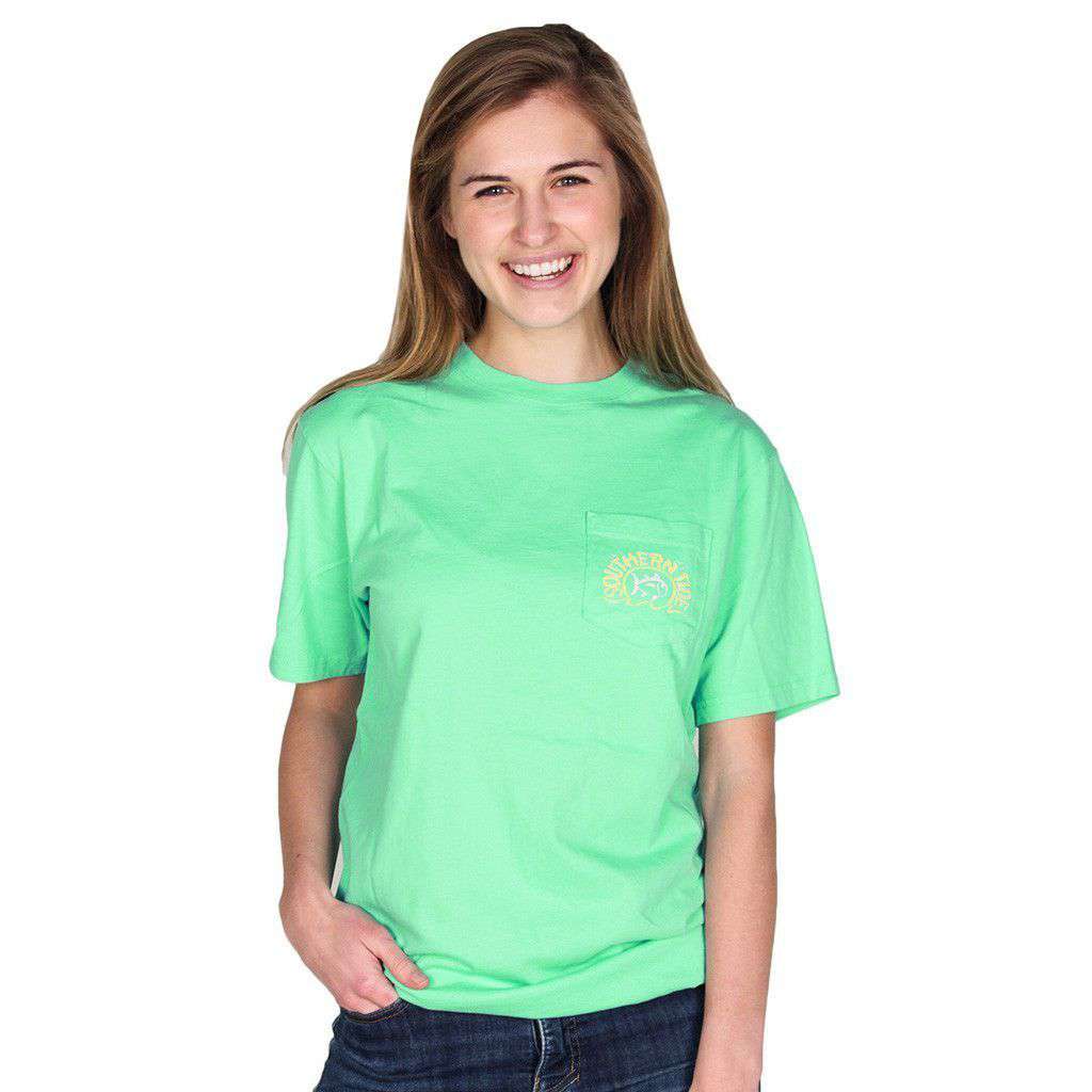 Sun, Sea & Sand Tee in Seaglass by Southern Tide - Country Club Prep