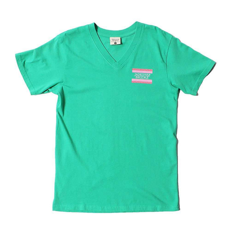 Suns Out Buns Out Tee Shirt in Spring Green by Jadelynn Brooke - Country Club Prep