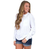 Tennessee Sounds Good Long Sleeve Tee in White by Lauren James - Country Club Prep