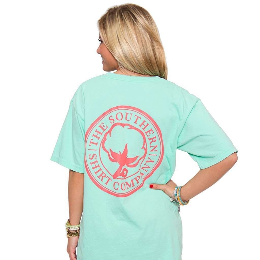 The Carly V-Neck Tee in Reef by The Southern Shirt Co. - Country Club Prep