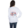 The Sweet Life Puppies Long Sleeve Tee in White by Lauren James - Country Club Prep